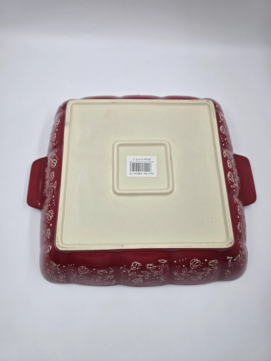 Набор керамических форм для выпечки и запекания, термостойкая посуда с узором