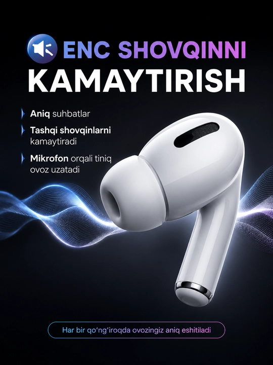Беспроводные наушники SAIYA T105 Bluetooth 6.0 ENC, TWS Earbuds с сенсорным управлением