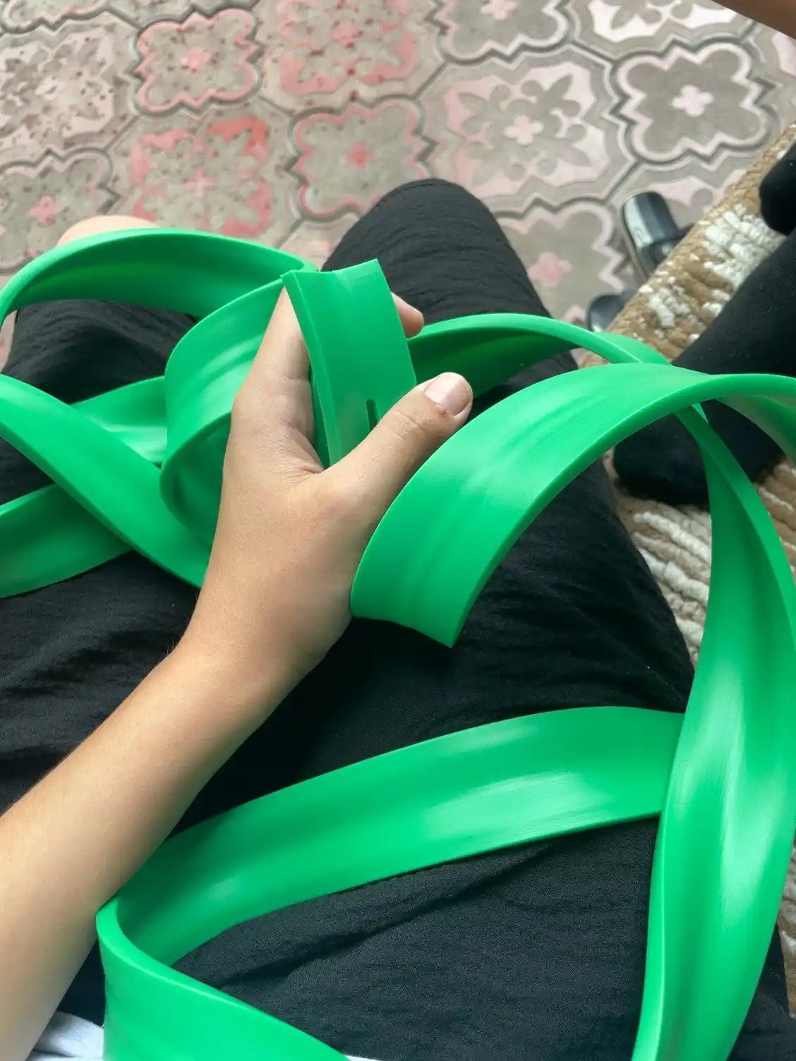 Mashg'ulotlar uchun elastik jgut, fitnes rezinka, turnikda tortilish uchun, 2.5 metr