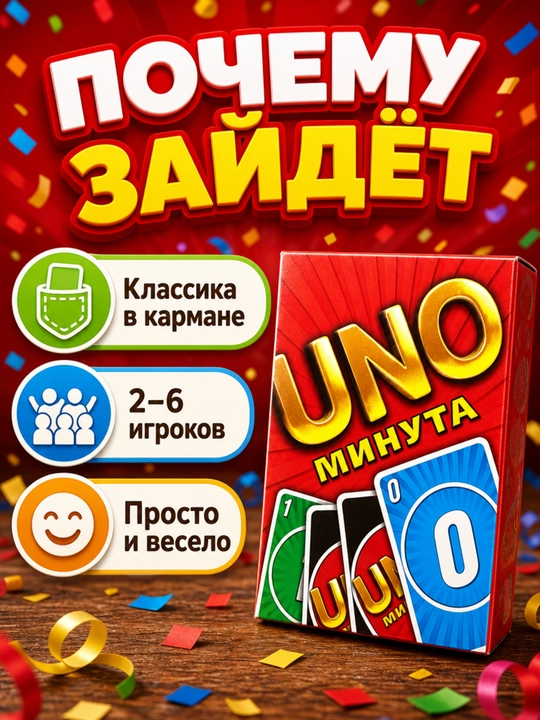 Настольная карточная игра для компании и вечеринки 16+
