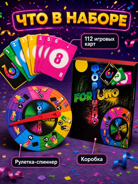 Kompaniya va bazm uchun stol kartochka o'yini 16+