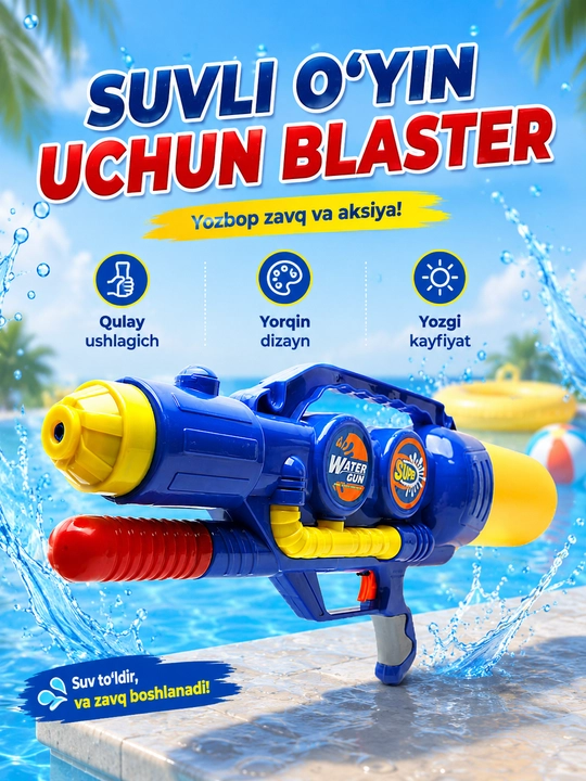 Водяной пистолет, игрушка, водяные пистолеты - 
