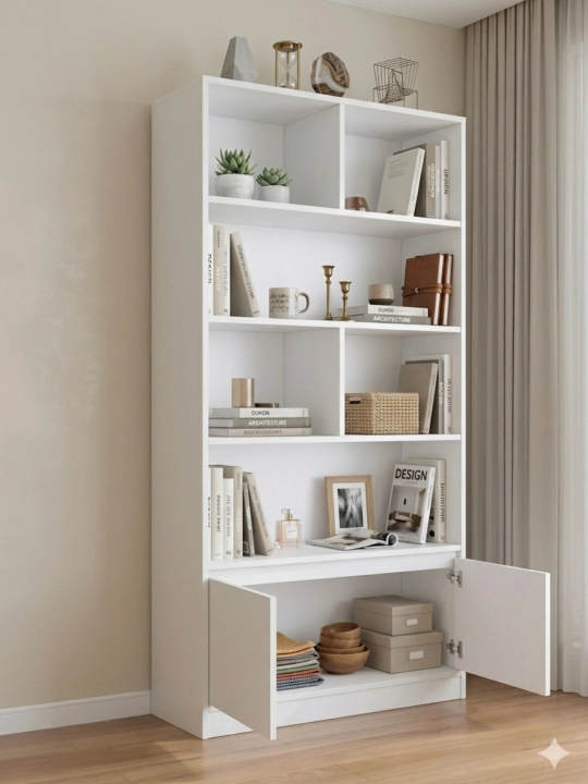 Bryuf - CH30 - 180x70x30 sm, Stellaj va kitob javoni yig'ilgan holda