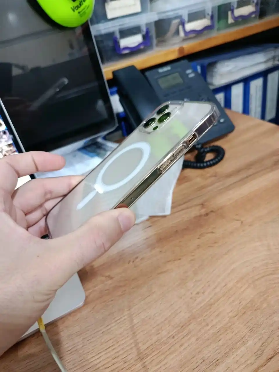 Чехол MagSafe iPhone 11, 12, 13, 14, 15 Pro, Pro Max, 16 Pro Max, Mini, прозрачный