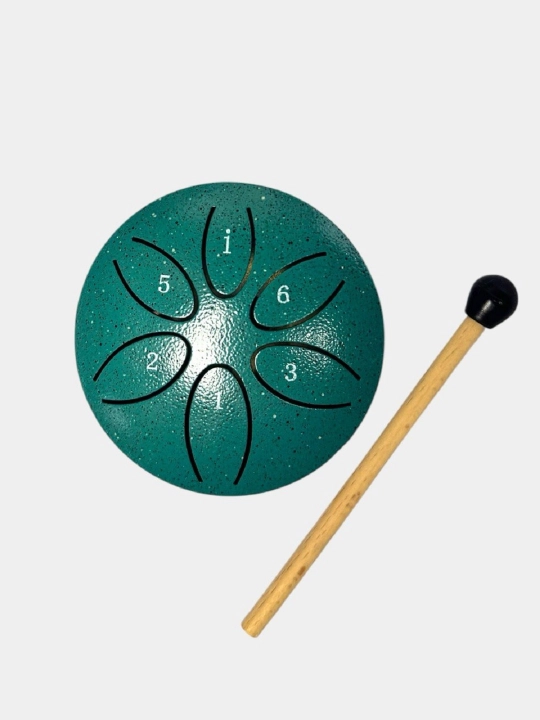 Tongue Drum (Глюкофон) — 6-нотный металлический мелодический барабан