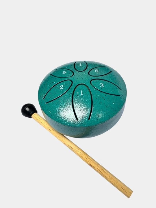 Tongue Drum (Глюкофон) — 6-нотный металлический мелодический барабан