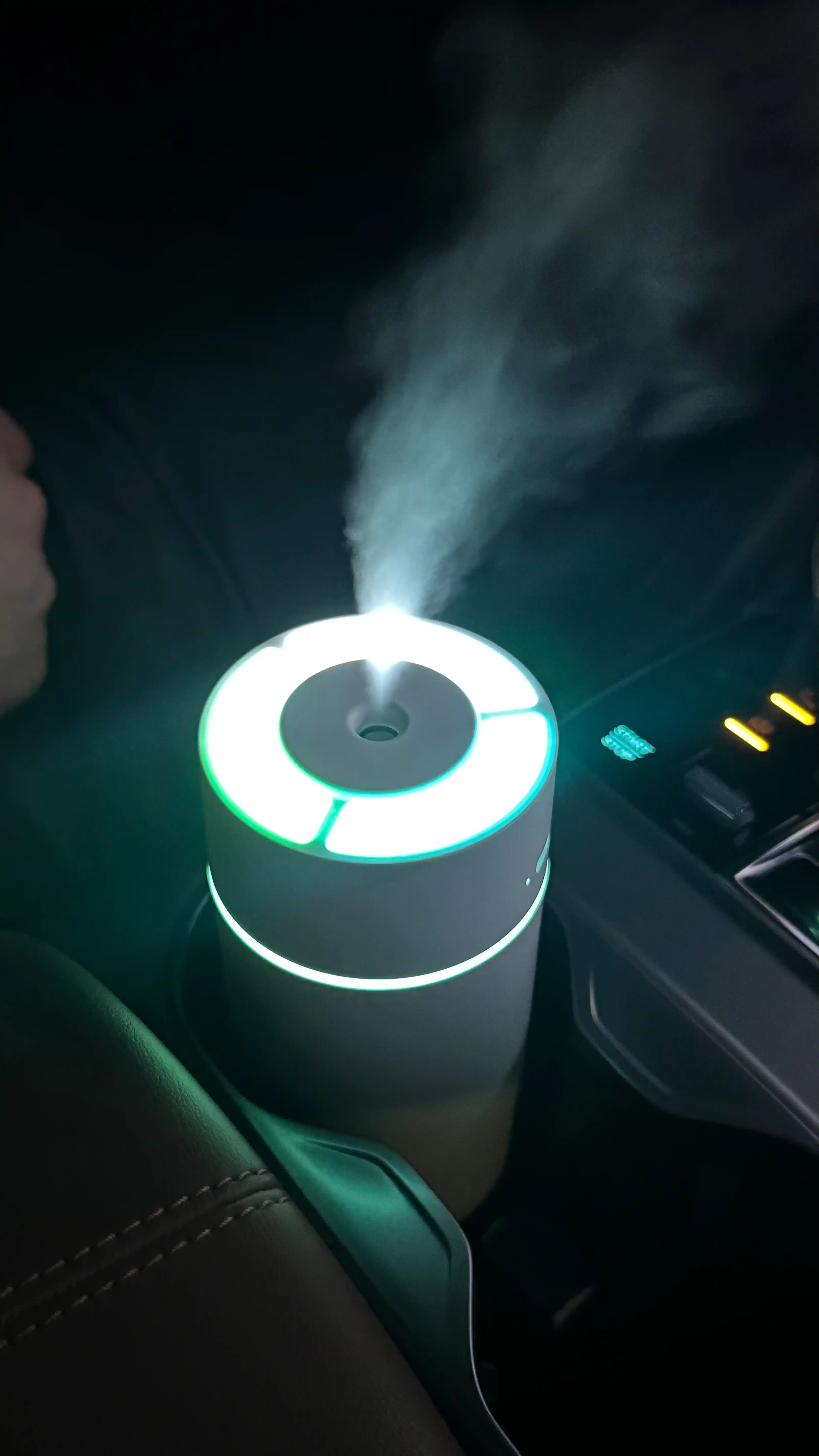 Havo namlagich Dreamoon 350 ml RGB yoritgich USB Type-C uy ofis avtomobil uchun