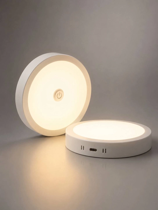 LED ночник с магнитным креплением , USB кабели, теплый и холодный свет - 