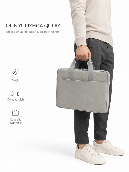 Сумка для ноутбука и MacBook, 13–14 / 15.6 дюйма, розовая и светло-серая, с карманом