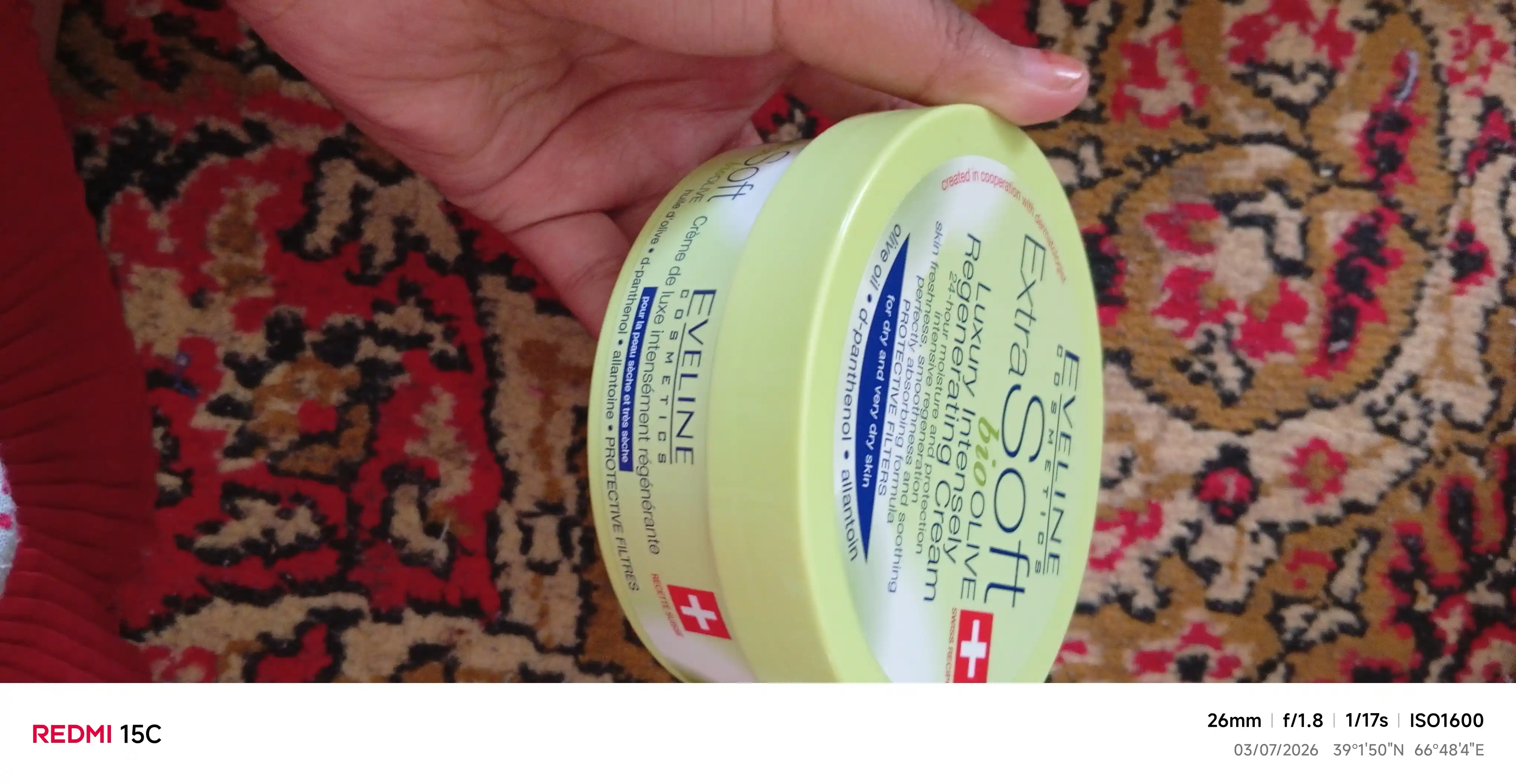 EVELINE COSMETICS EXTRA SOFT ALLERGIQUE, SOS, BIO, NOURISHING yuz va tana kremi, 200 ml