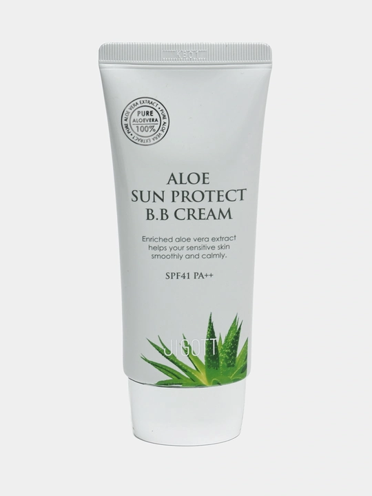 Jigott Aloe BB CREAM SPF41+ PA++ quyosh himoyalovchi BB kremi