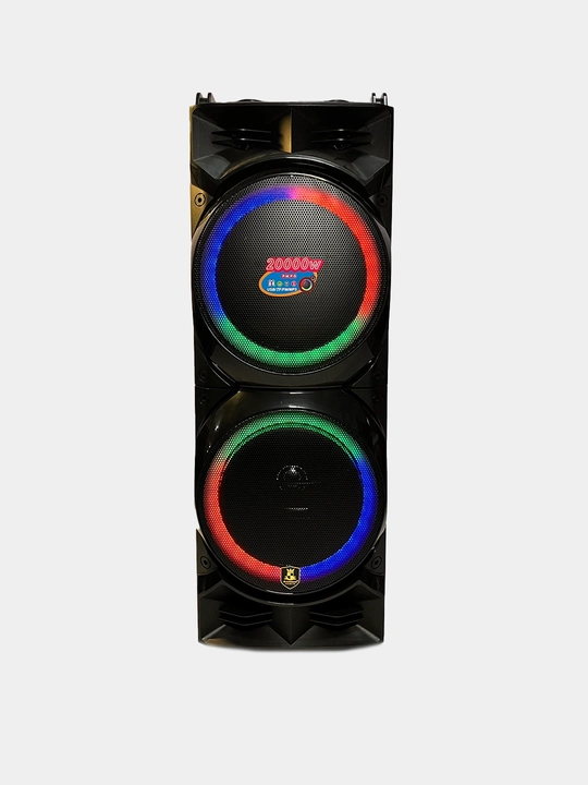 Katta simsiz kolonka AVCROWNS, 2 ta mikrofonli karaoke, bluetooth karnay, portativ kalonka