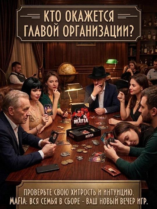 Настольная игра «Мафия» для компании - 