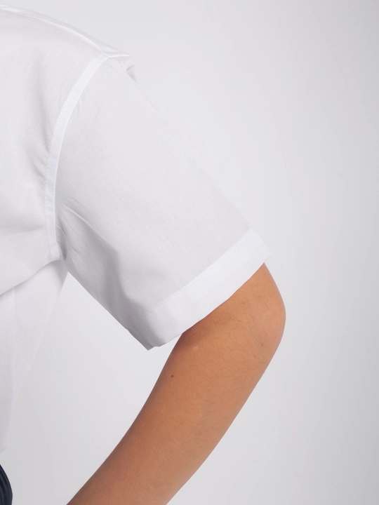 Рубашка для мальчика Slim Fit с длинным рукавом, школьная форма, 7-14 лет