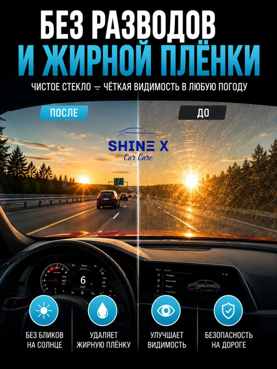 Avtomashina oynalarini yuvish uchun yozgi suyuqlik 1Lx8 dona