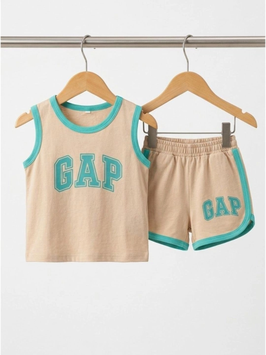 Детский летний костюм GAP майка и шорты комплект