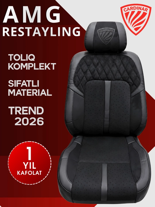 Автомобильные чехлы для сидений CARDINAR AMG RESTAYLING, cobalt, nexia, gentra, onix - 