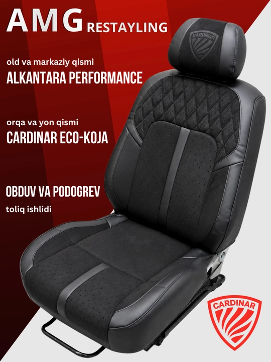 Автомобильные чехлы для сидений CARDINAR AMG RESTAYLING, cobalt, nexia, gentra, onix