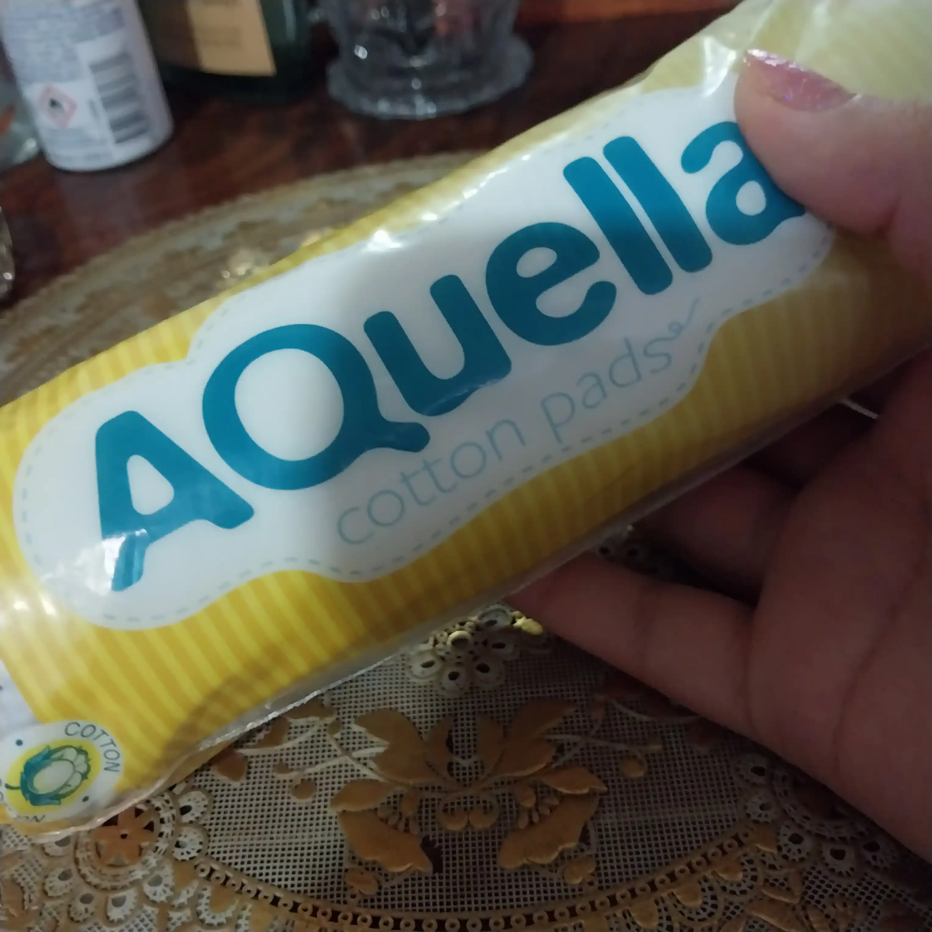 AQUELLA paxta disklari, p/e, 80 dona