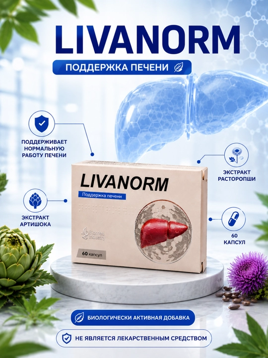 LIVANORM jigar uchun ishonchli himoya, 30 kapsula