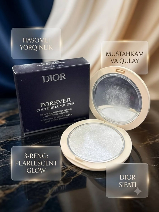 Dior Forever Couture Luminizer yuz uchun xaylayter, 6 g - 