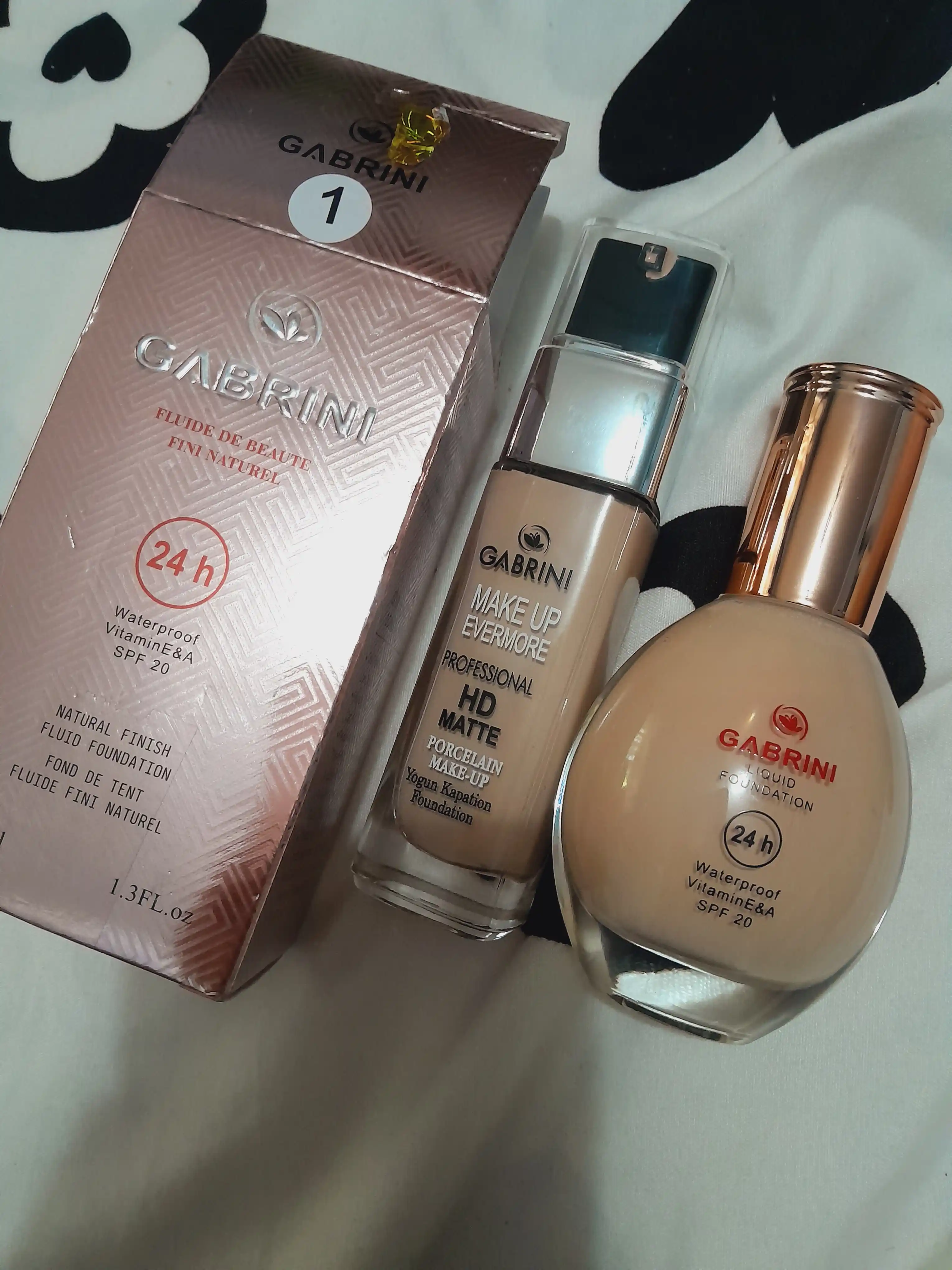 Gabrini matlovchi tonal kremi, HD Matte Make up Evermore foundation, 30 ml