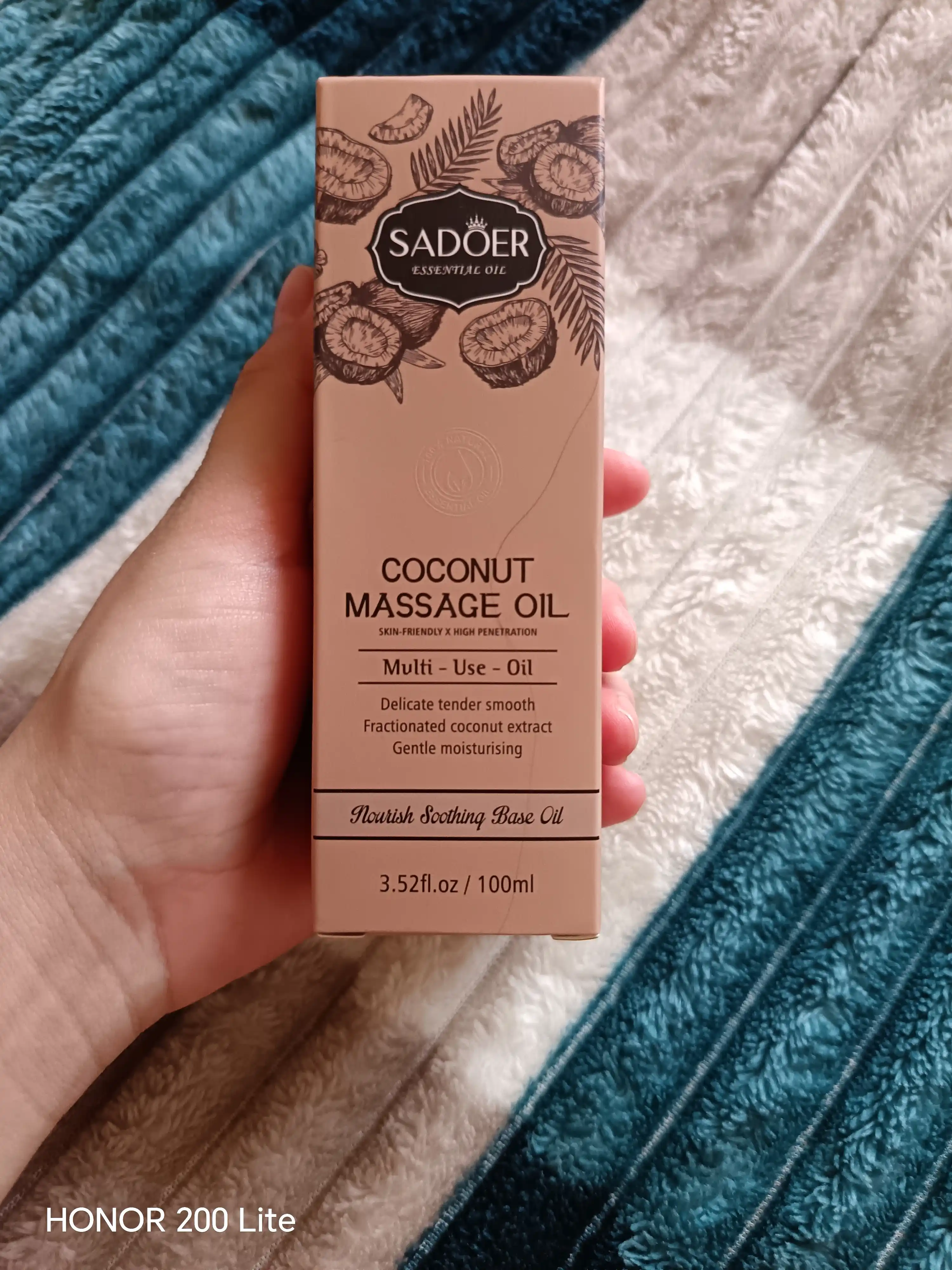 Jojoba va kokos moyi, tabiiy, 100 ml, yuz, tana va sochlar uchun kosmetik vosita