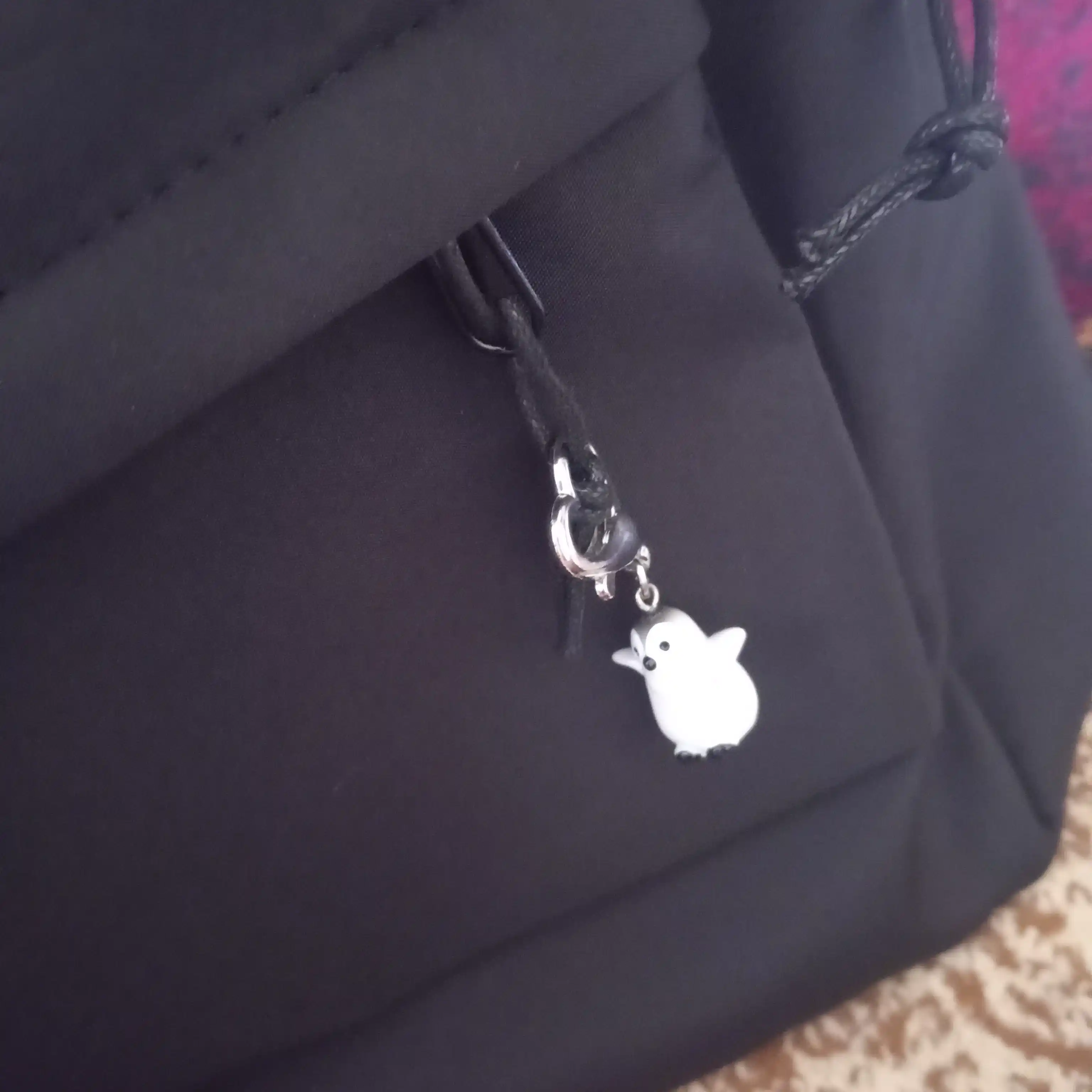 Брелок Pocket Hug пингвинчик, с сердцем, для ключей, сумки и рюкзака