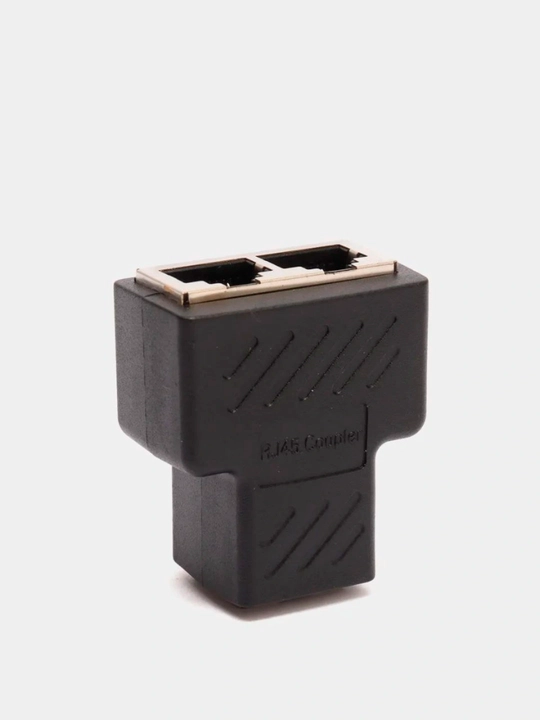 Соединитель LAN кабеля RJ45 - RJ45, разветвитель двух компьютерных кабелей