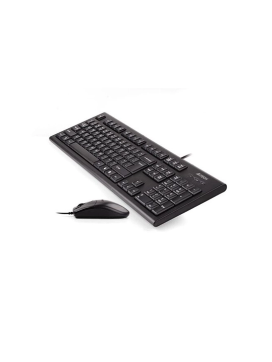 A4Tech KR-8520D USB klaviatura va sichqoncha to‘plami, multimedia tugmali optik sichqoncha