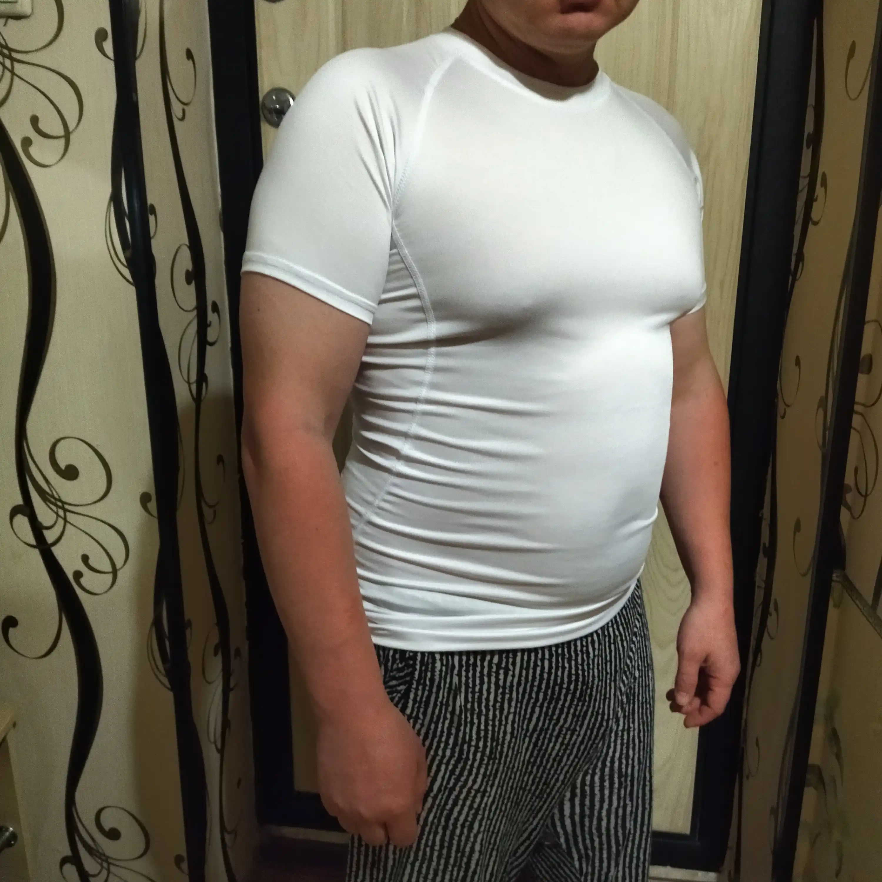 Kompression futbolka, sport, rashgard, erkaklar uchun, fitnes va sport uchun