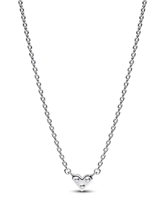 Колье Timeless «Сердце с тремя камнями», серебро 925, арт. 393014C01