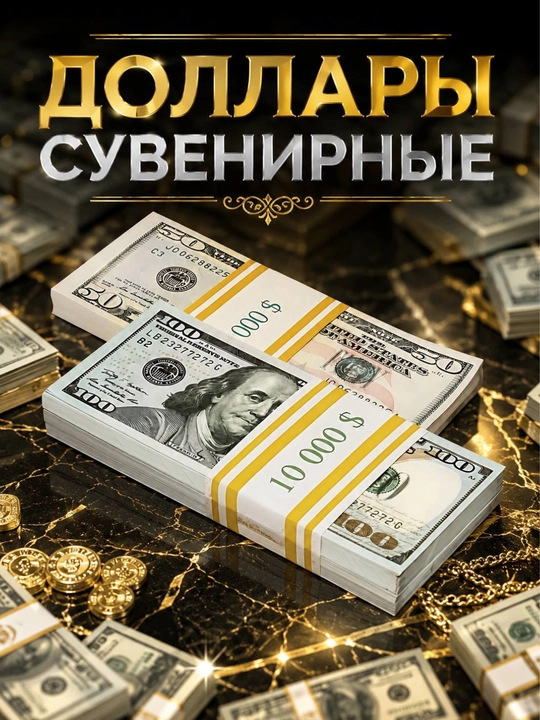 Сувенирные доллары, декоративные сувенирные банкноты, 100 долларов США, 50 долларов США - 
