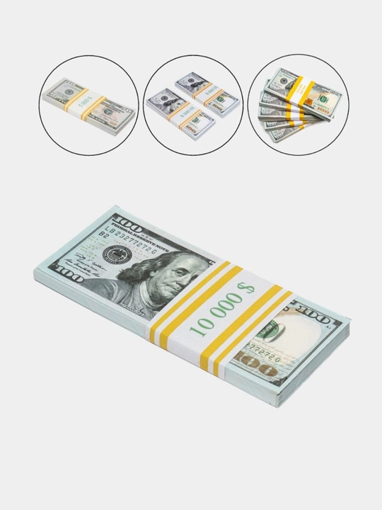Dollar suvenir, bezatish uchun suvenir pullar, 100 USD, 50 USD