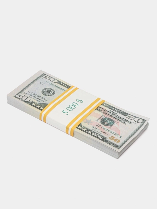 Dollar suvenir, bezatish uchun suvenir pullar, 100 USD, 50 USD