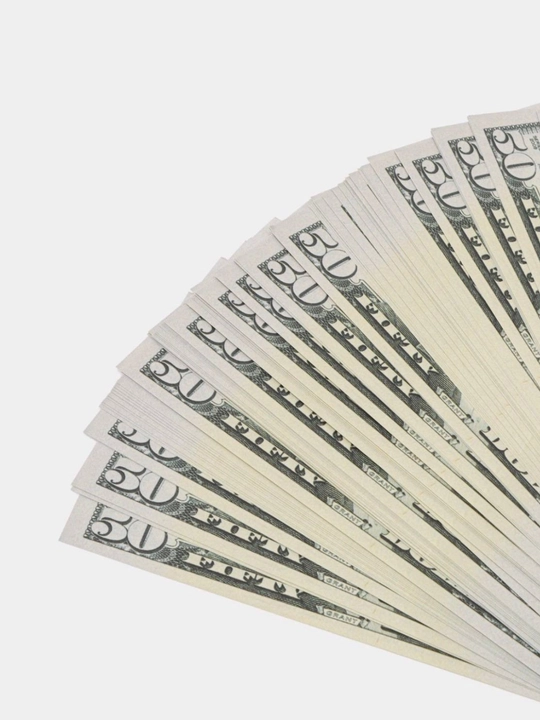 Dollar suvenir, bezatish uchun suvenir pullar, 100 USD, 50 USD