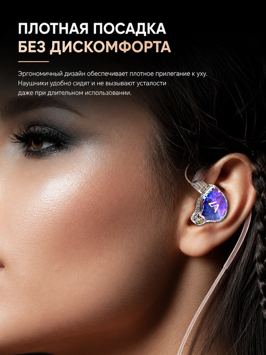 Проводные внутриканальные Hi-Fi наушники IEM, 3,5 мм, глубокий бас, с микрофоном, для игр