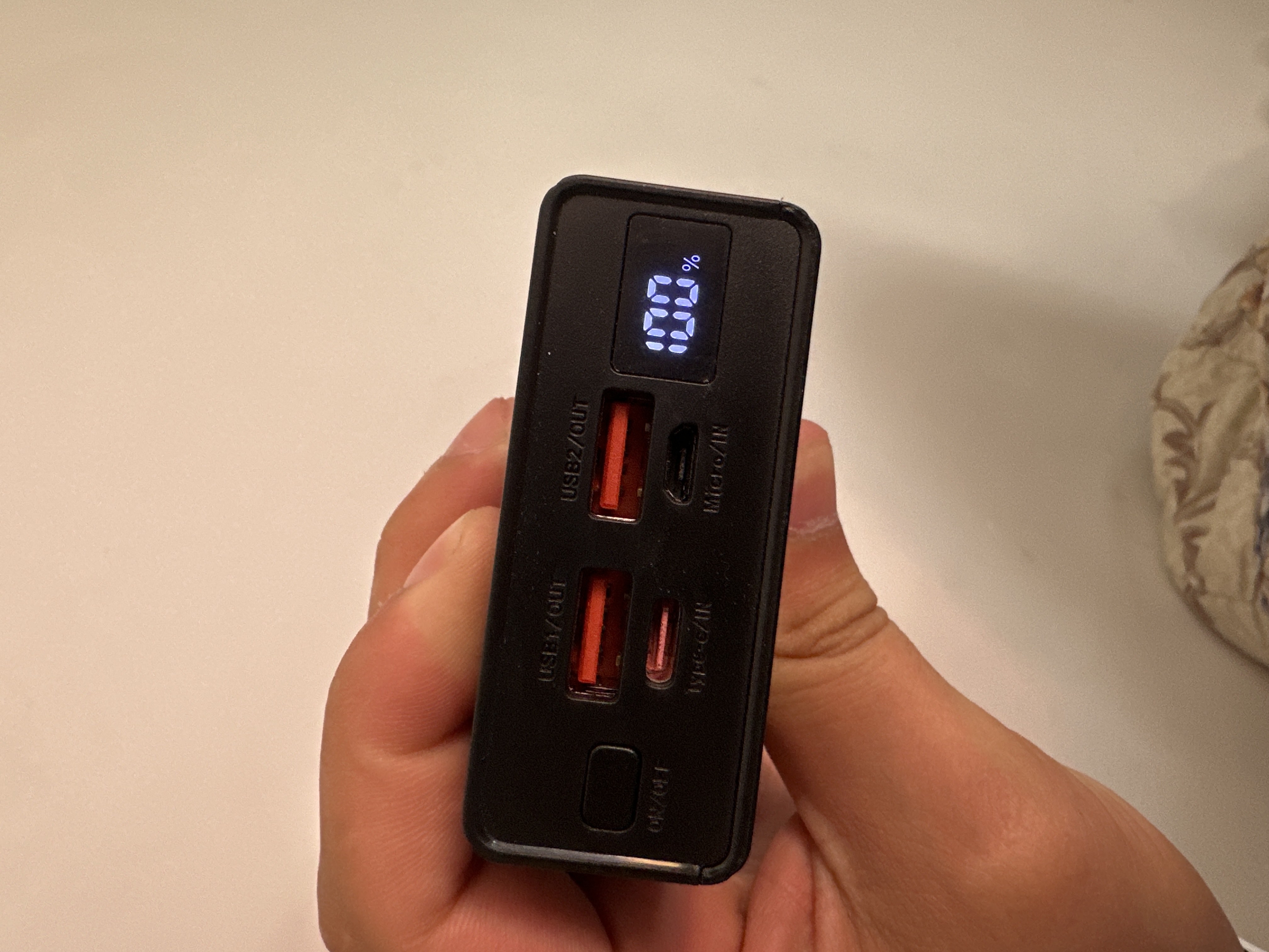 Power bank 66w, Внешний аккумулятор, 20000 мА/ч, 22.5W с быстрой зарядкой 22.5w