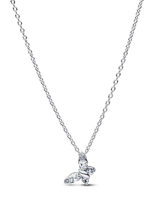 Колье Timeless «Бабочка» с прозрачными камнями, серебро 925, арт. 394266C01