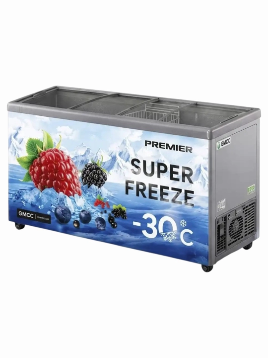 Muzlatgich Premier PRM-600SHFR V, 600 L, Sandiqsimon Muzlatgich, Oqartirilgan, A+ - 