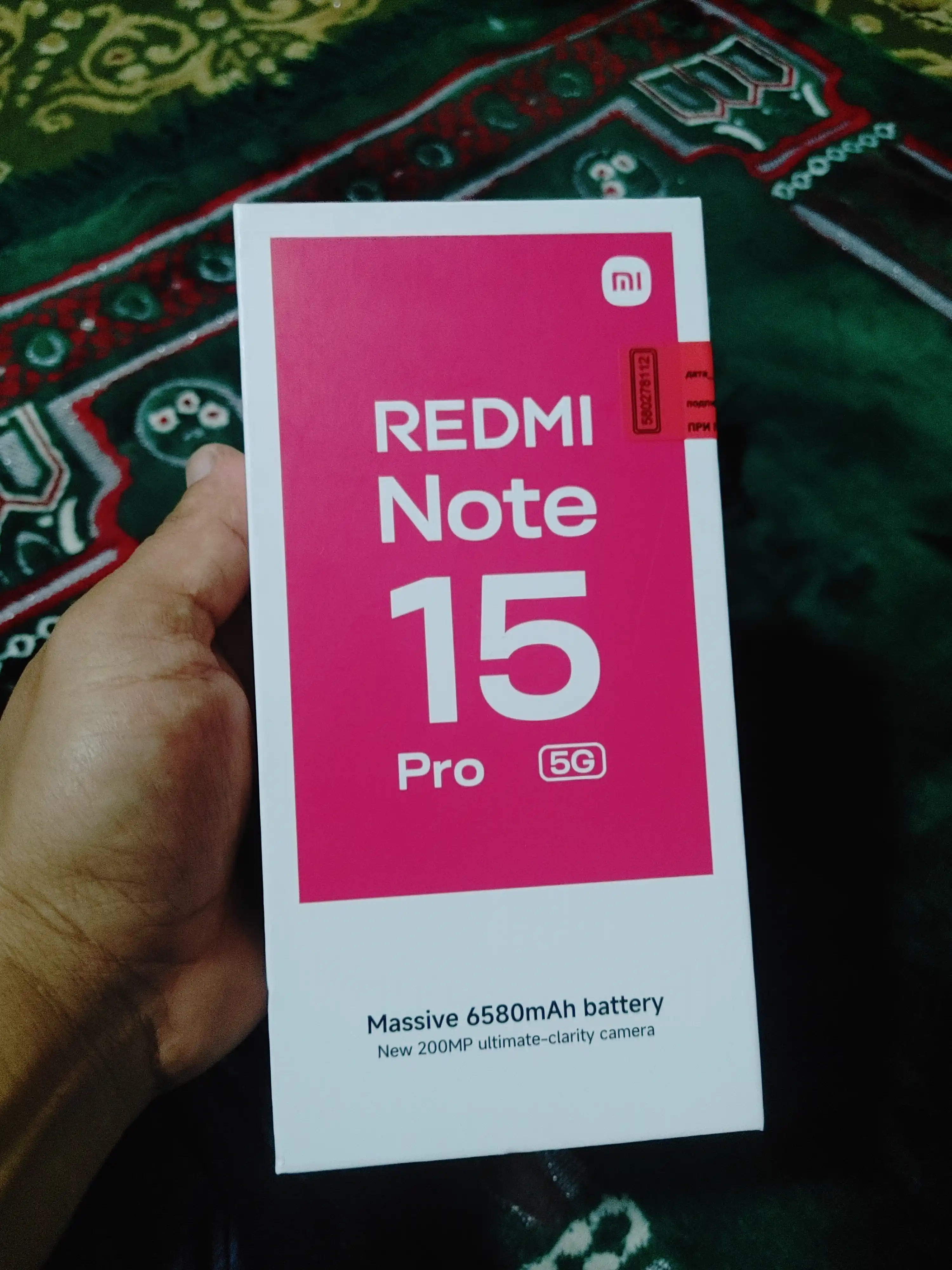 Smartfon Xiaomi Redmi Note 15 Pro 5G, 200 MP, 6.83″ 1.5K, 6580 mAh
