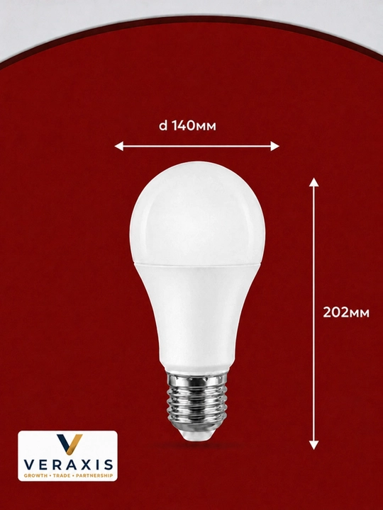 E27 15W yorug‘lik diodli lampa, energiya tejamkor 6000K/4000K, A+ va A60 lampochkalari