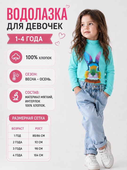 Qizlar uchun vodolazka - 
