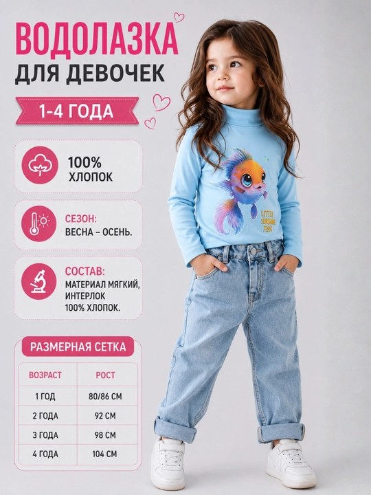 Qizlar uchun vodolazka - 