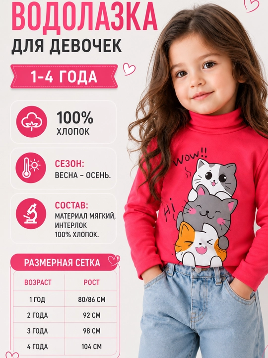 Qizlar uchun vodolazka - 