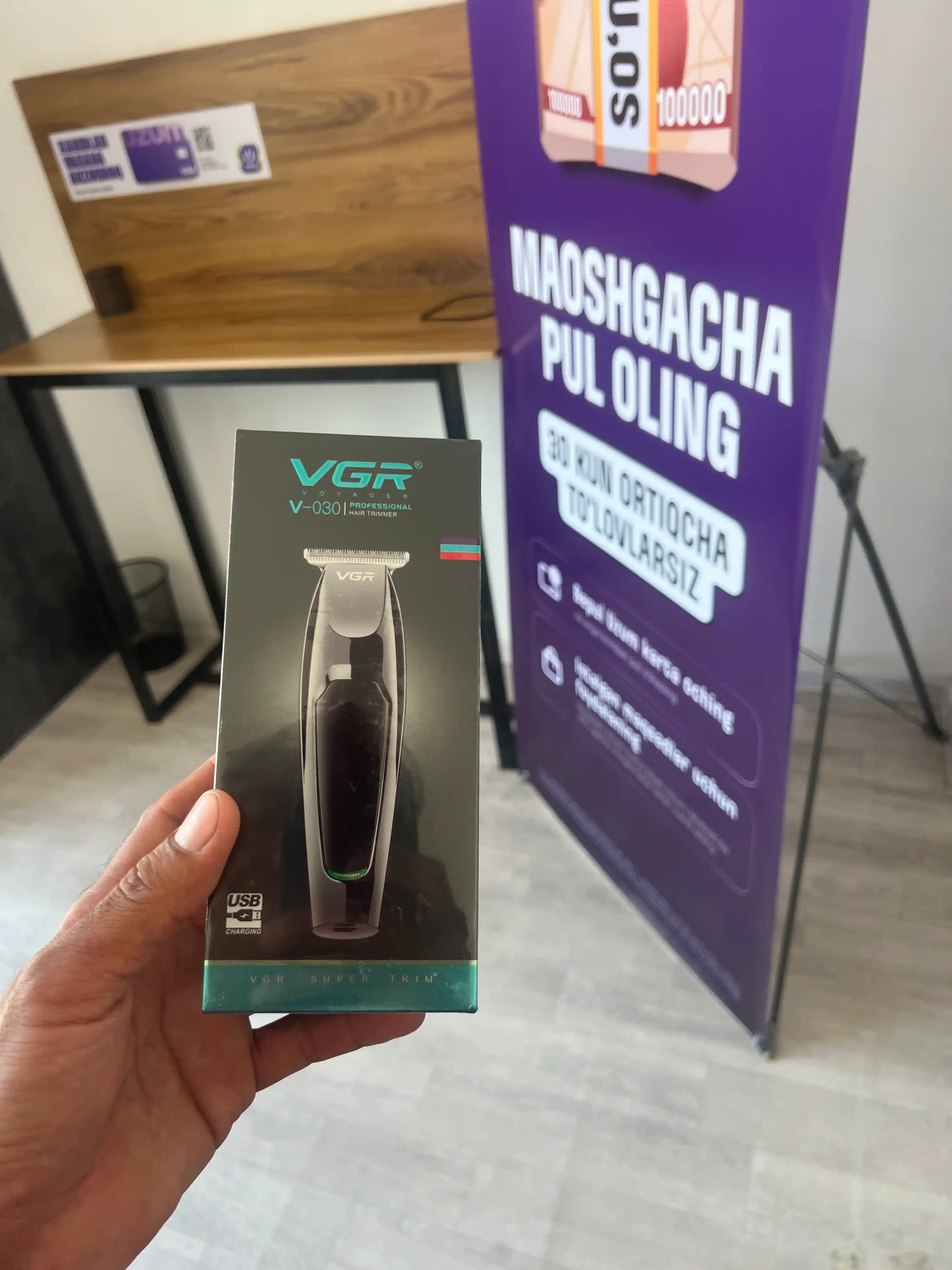 Trimmer soch olish mashinasi VGR V-030, trimmer soqol olish uchun mashina