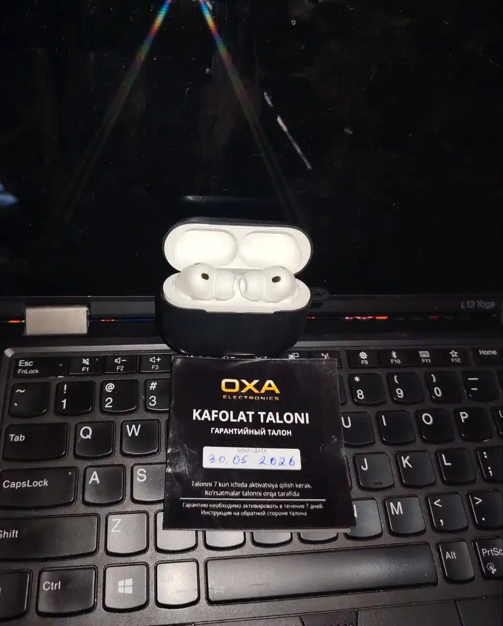 Pods Pro 3 simsiz quloqchinlari, Android va iPhone uchun Bluetooth sensorli quloqchinlar