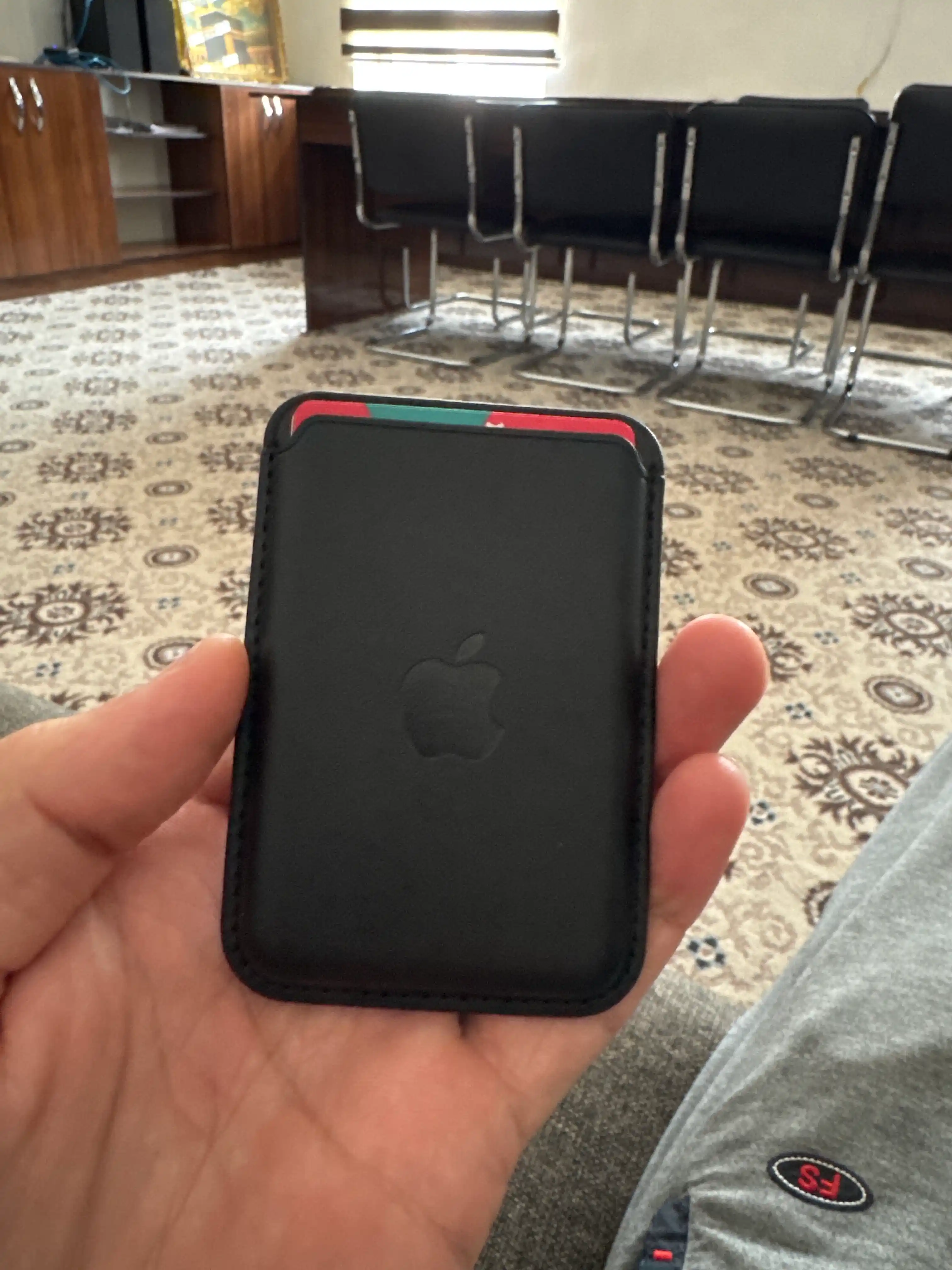 Держатель карт для iPhone MagSafe, магнитный кардхолдер, компактный