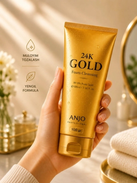 ANJO 24K Gold Foam Cleansing пенка для умывания, 100 мл