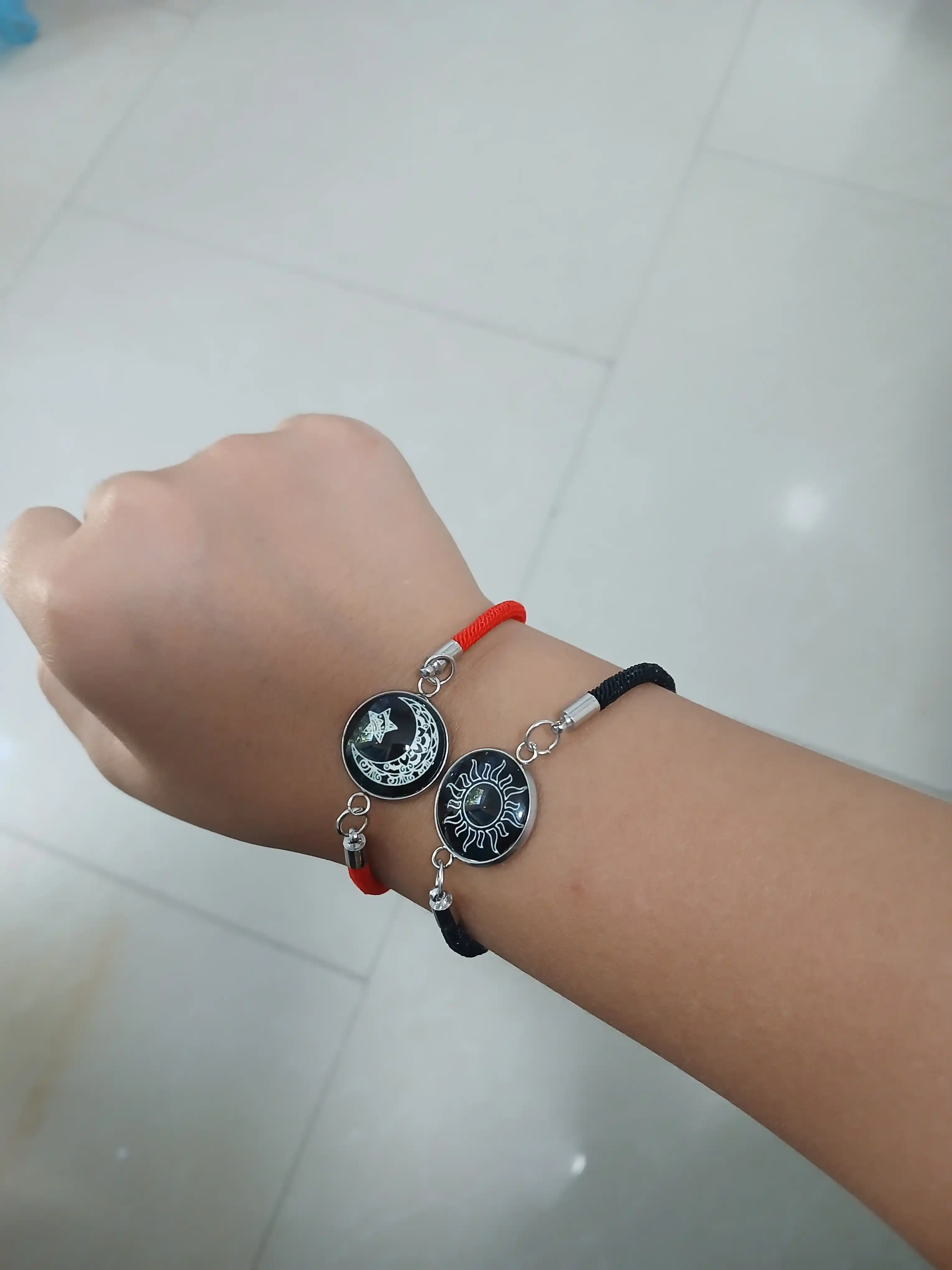 Парные браслеты для двоих, светятся в темноте